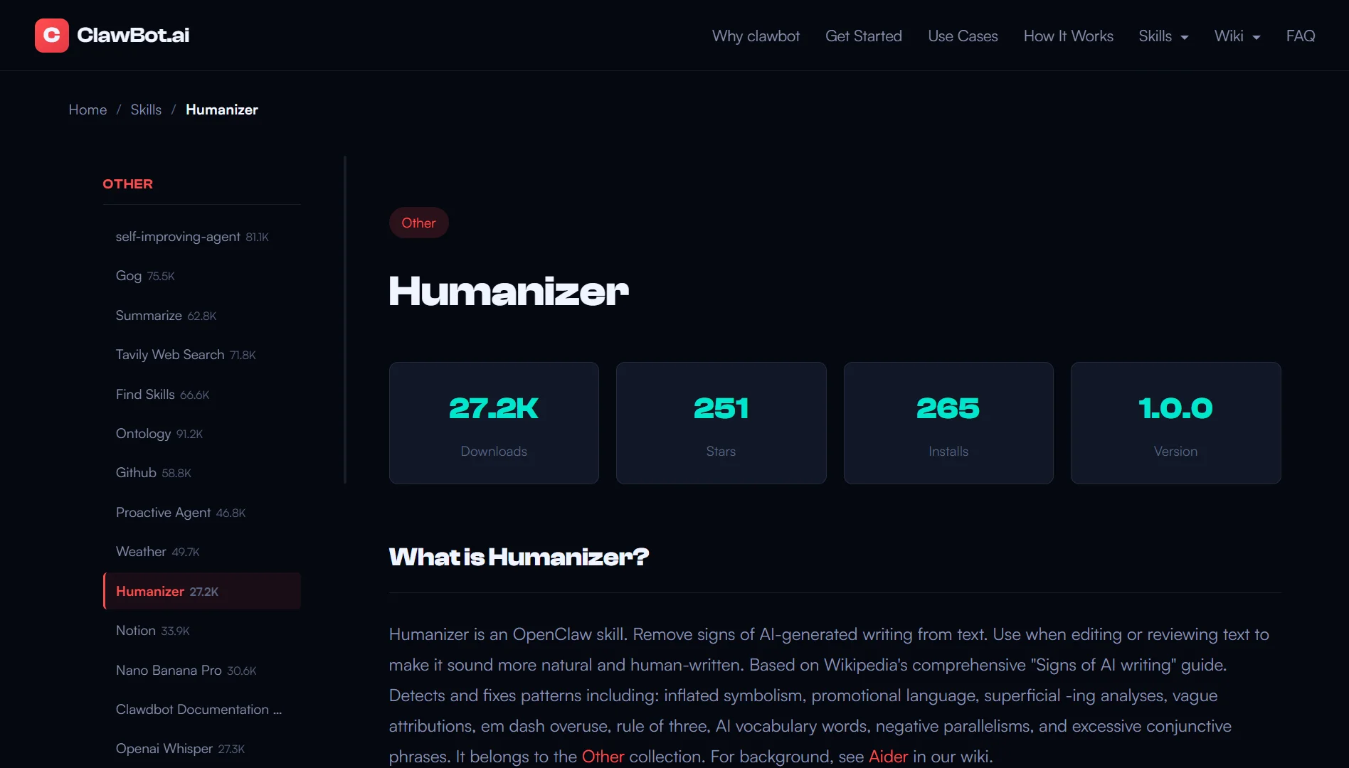 Best Openclaw Skills to Install in 2026 - Humanizer