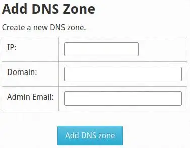 DNS Records in Control Web Panel (CWP)
