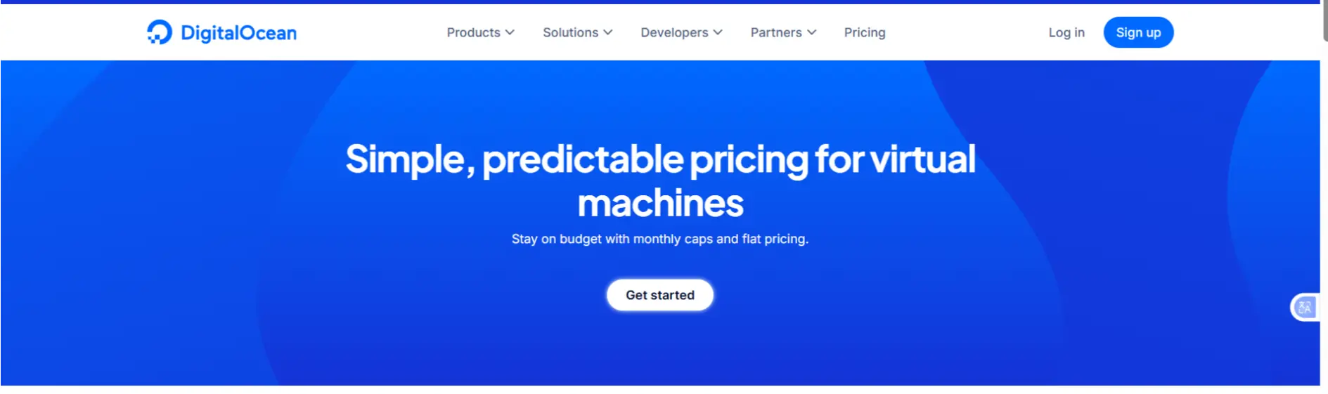 a screenshot of DigitalOcean (Droplets)