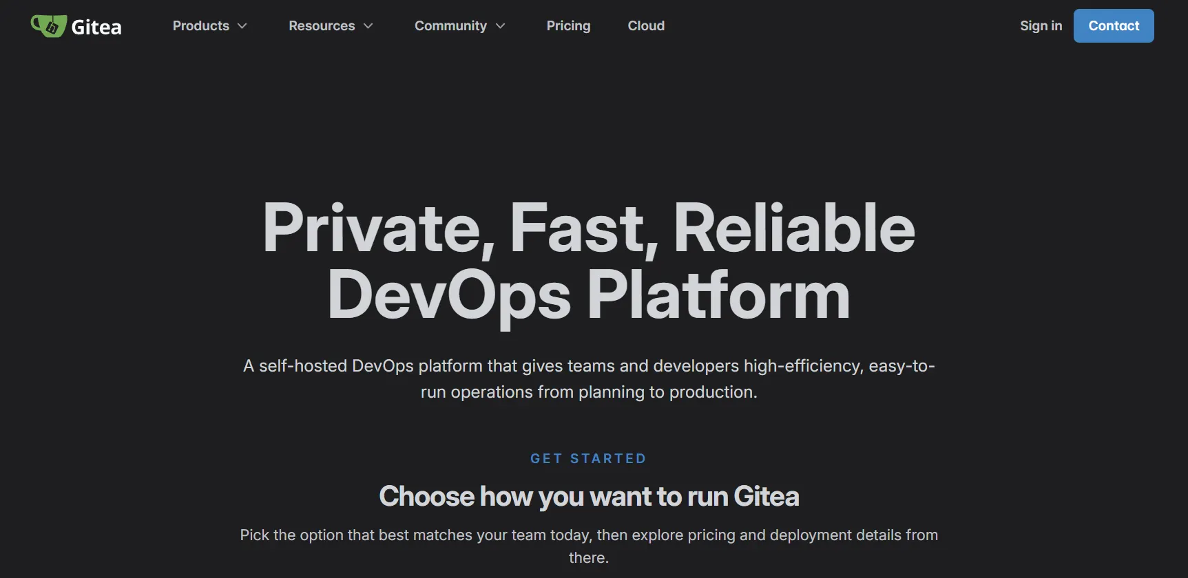 Private, Fast, Reliable DevOps Platform