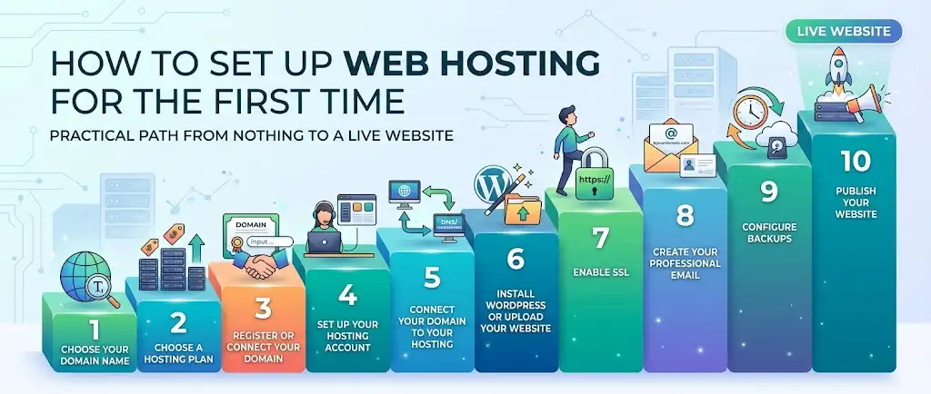How to Set Up Web Hosting for the First Time
