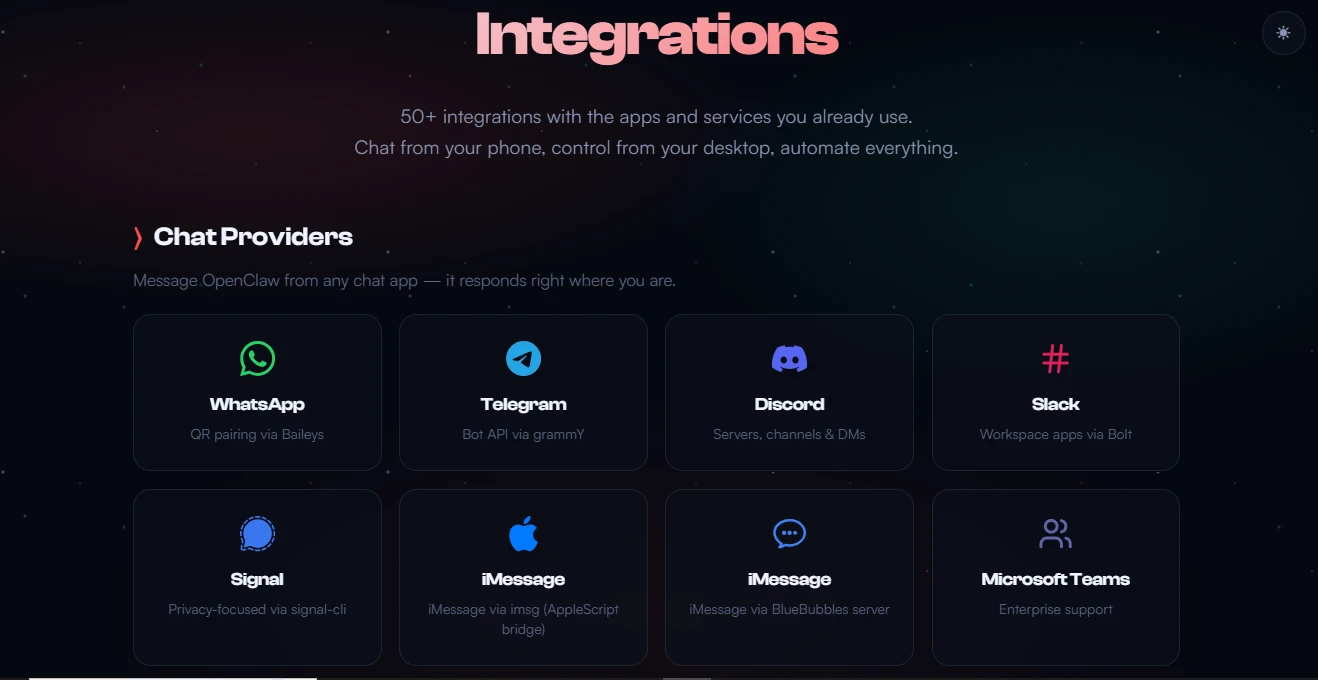 OpenClaw integrations