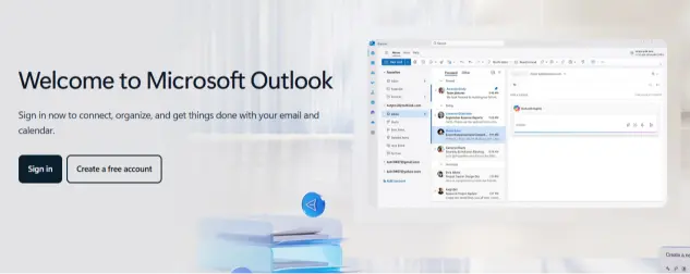Image showing homepage of Microsoft