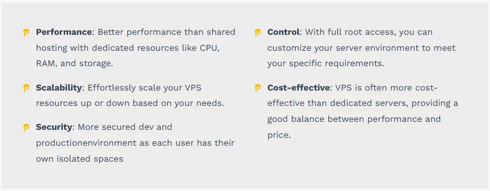 VPS use benefits