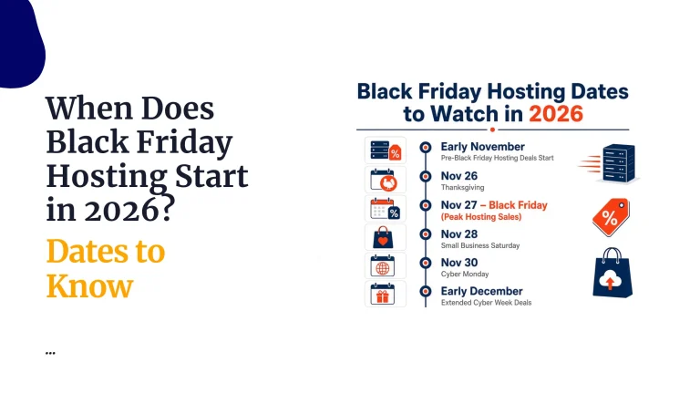 When Does Black Friday Hosting Start in 2026? Dates to Know