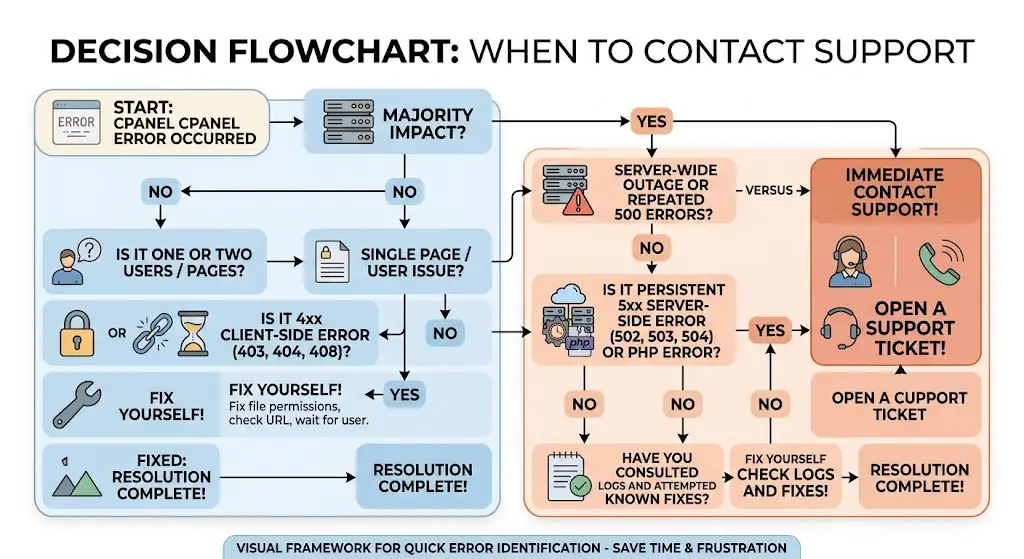 When Should You Contact Your Hosting Provider?
