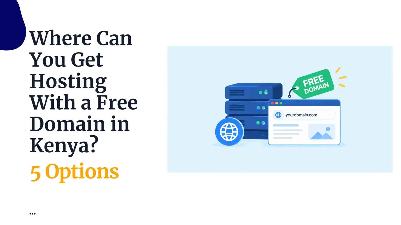 Where Can You Get Hosting With a Free Domain in Kenya? 5 Options