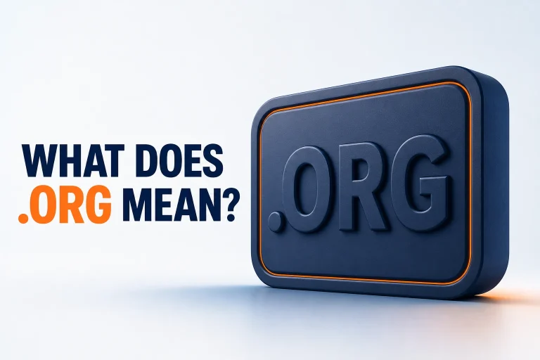 What Does a .org Domain Mean?