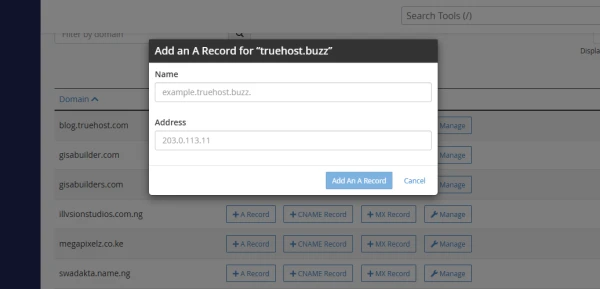 adding A records