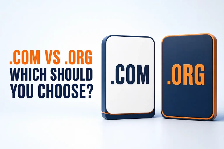 .com vs .org Domains: Which One Should You Choose?