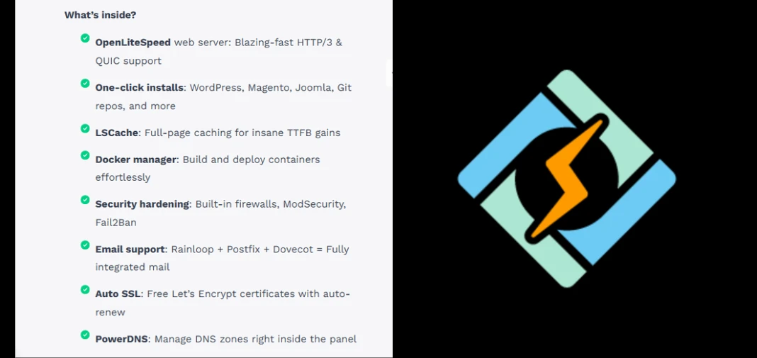 cyberpanel better than cpanel OLS