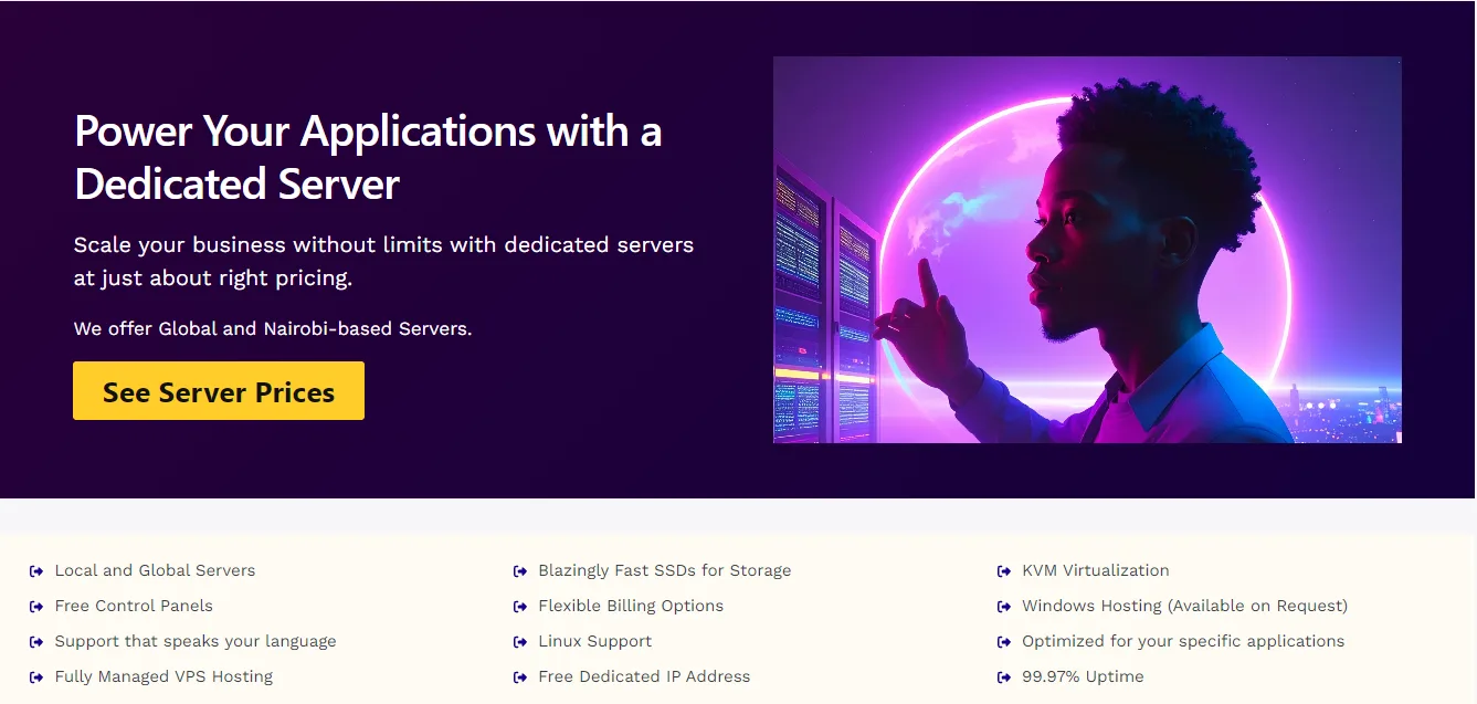 Power Your Applications with a Dedicated Server