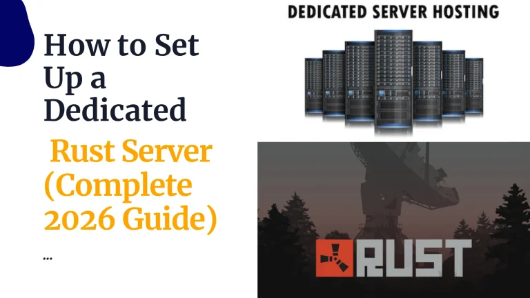 How to Set Up a Dedicated Rust Server (Complete 2026 Guide)