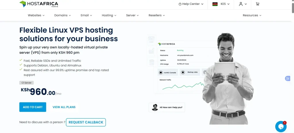 hostafrica hosting in kenya