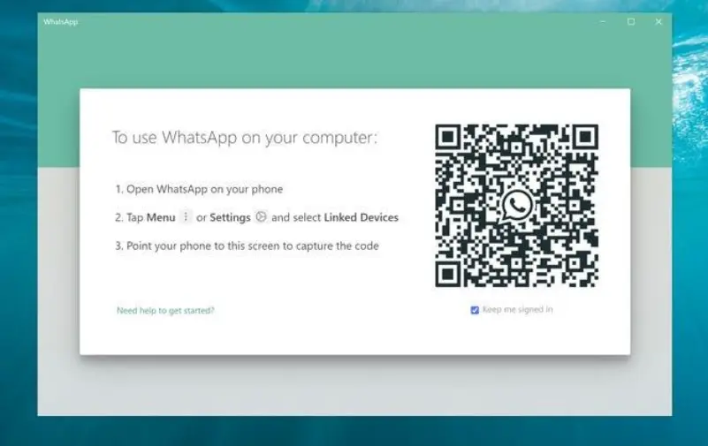 an image of connecting whatsapp