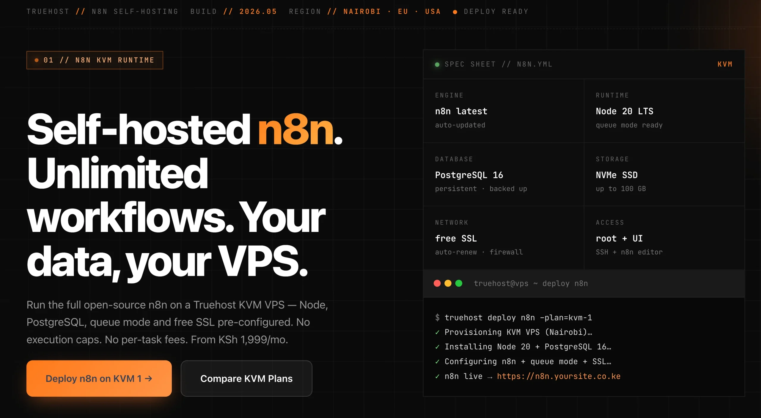 n8n VPS Pricing specs