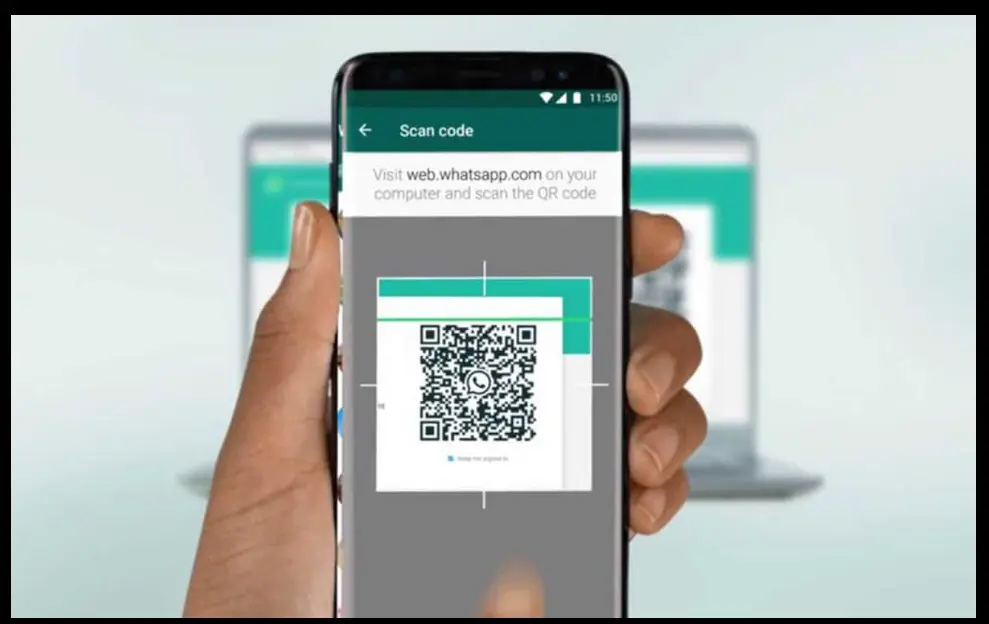 An image of QR code section