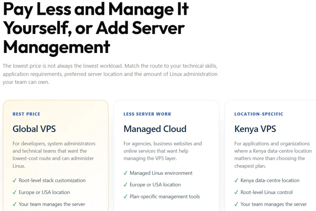 Pay Less and Manage It Yourself, or Add Server Management