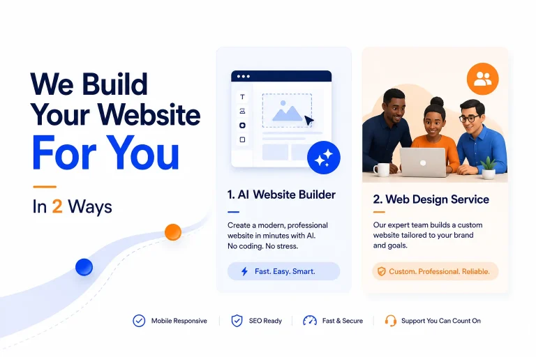 We Build Your Website For You In 2 Ways