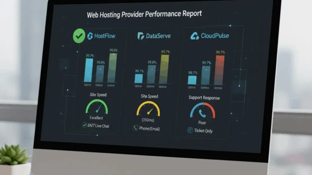 webhosting performance report