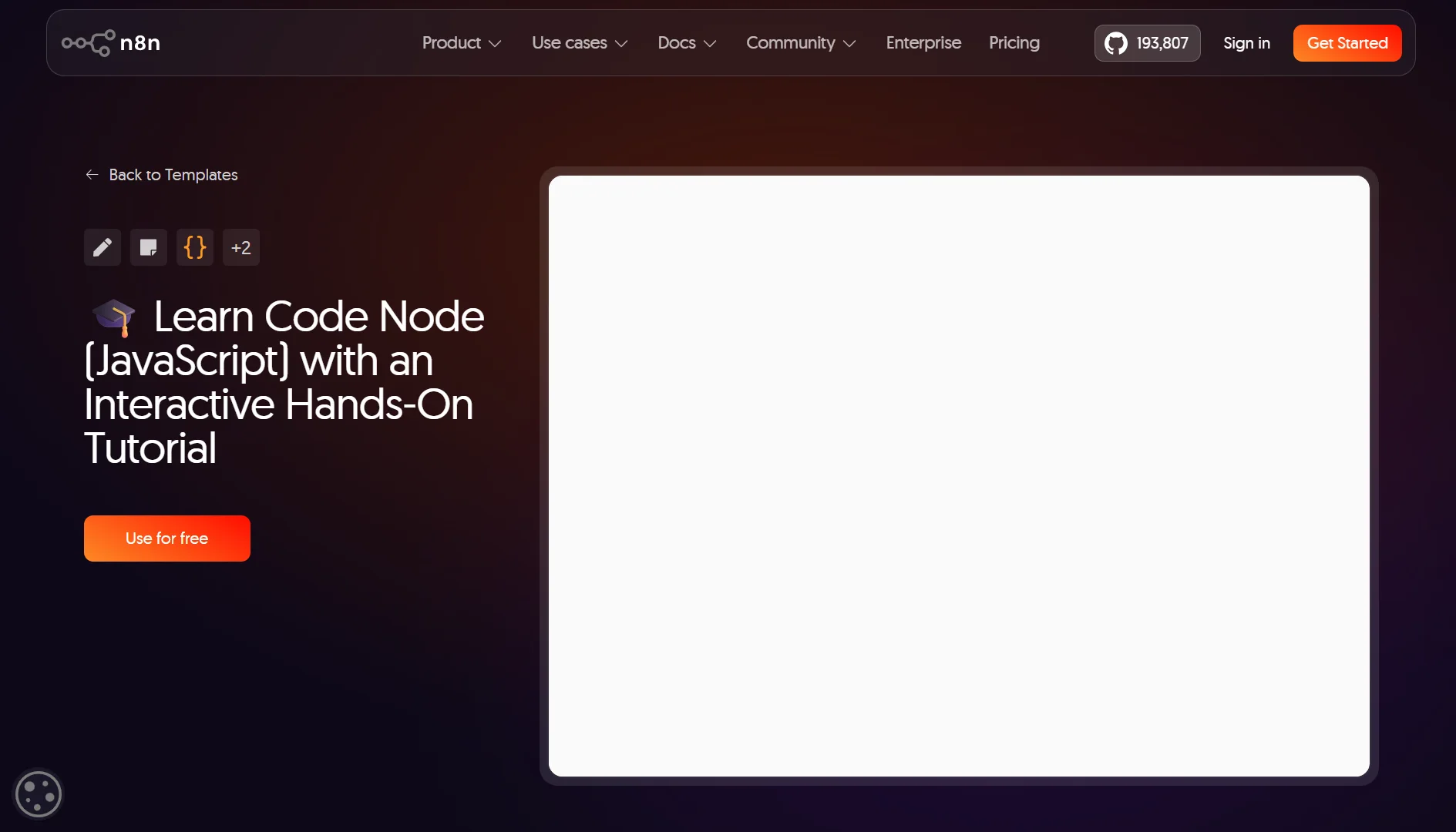 what is n8n automation - code node