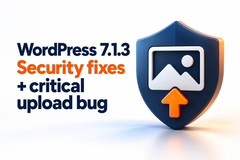 wordpress 7 1 3 security update featured